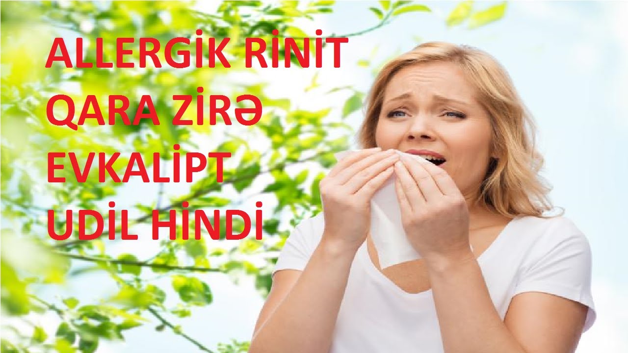 Allergik Rinit Zamanı (Qara Zirə + Evkalipt, Udil hindi) Fitoterapiya