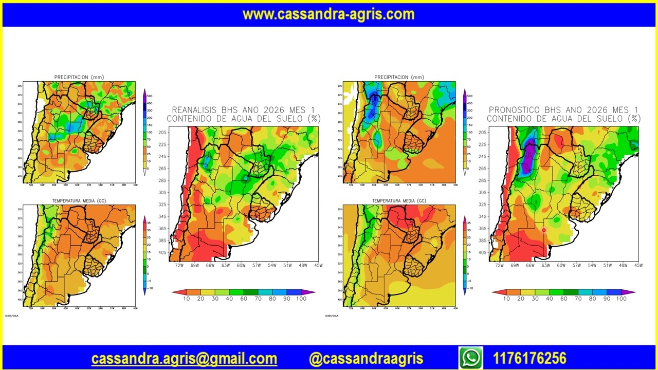 Perspectiva Hidrica estacional para la Campaña 2025/2026