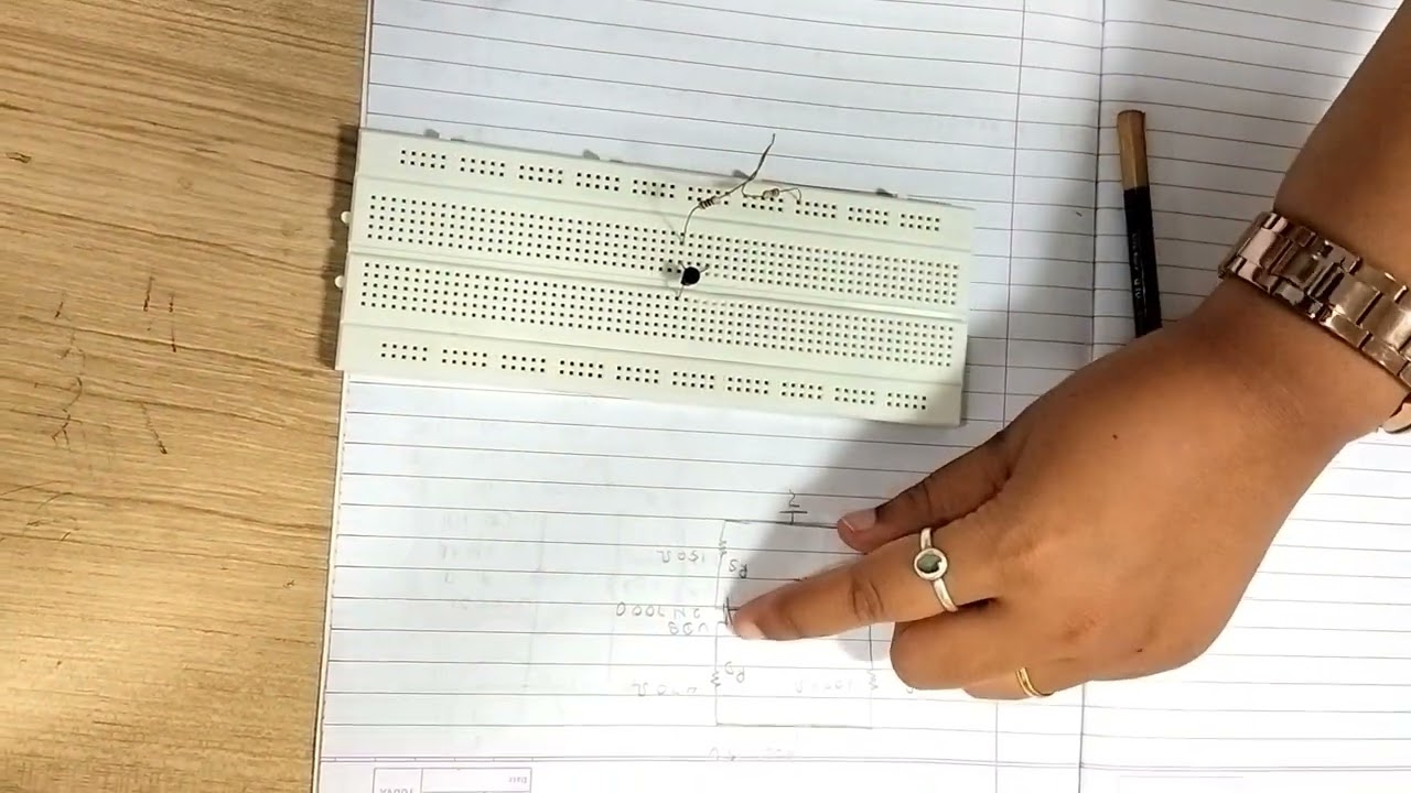 Electronic circuit|To design,build single stage CS amplifier|Breadboard implementation|E&TCPractical