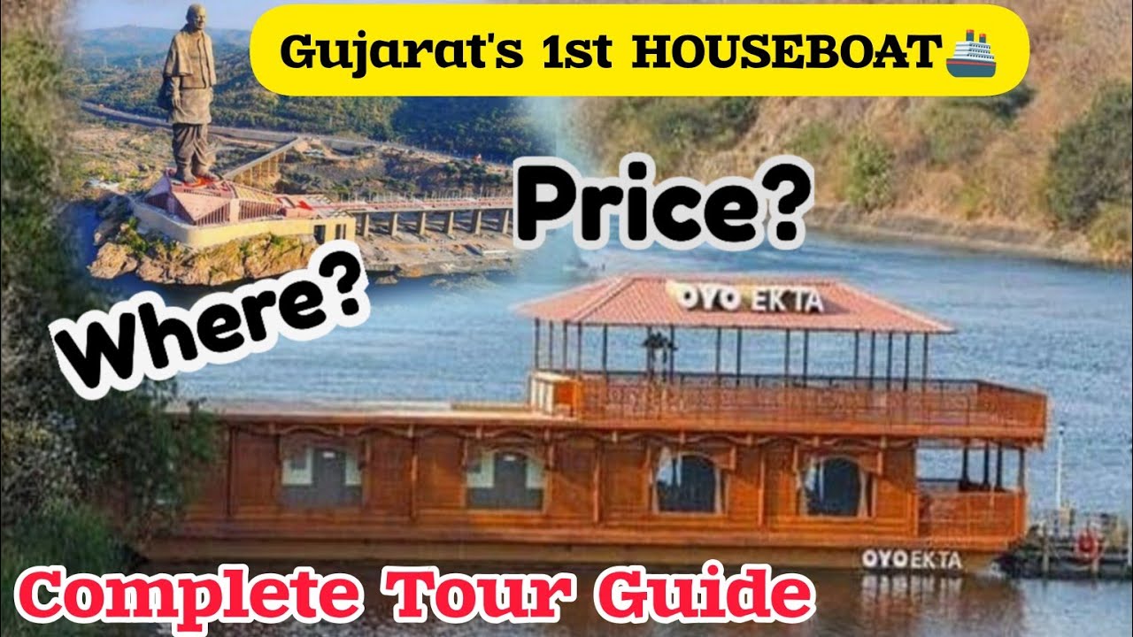 Gujarat's 1st House Boat || Complete Guide || Statue of Unity, Kevadia || OYO EKTA