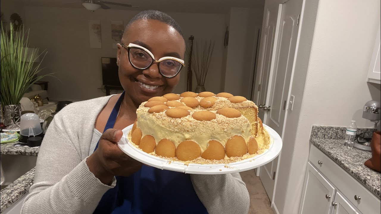 Banana Pudding Cream Cheese Pound Cake