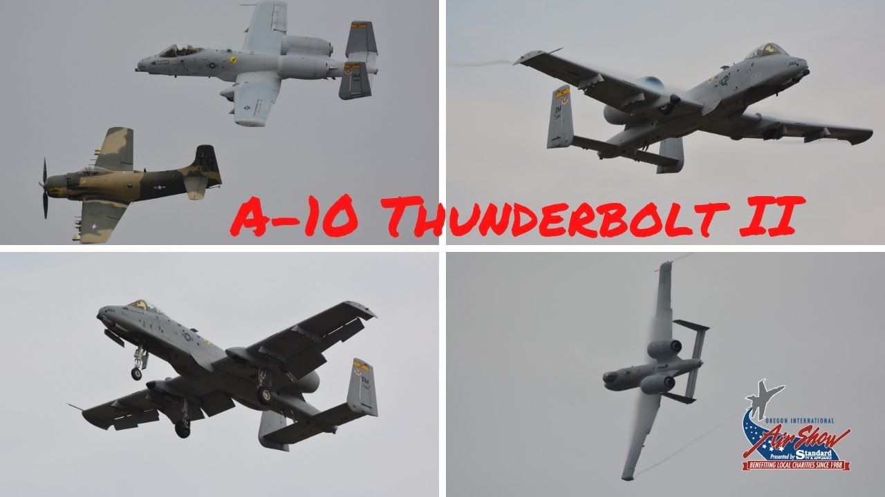 A-10 Saturday Demo .. Oregon International Airshow 2018 (4K)