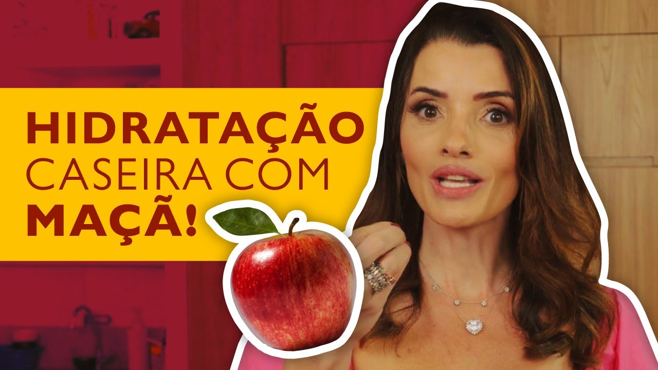Hidratação caseira com maçã