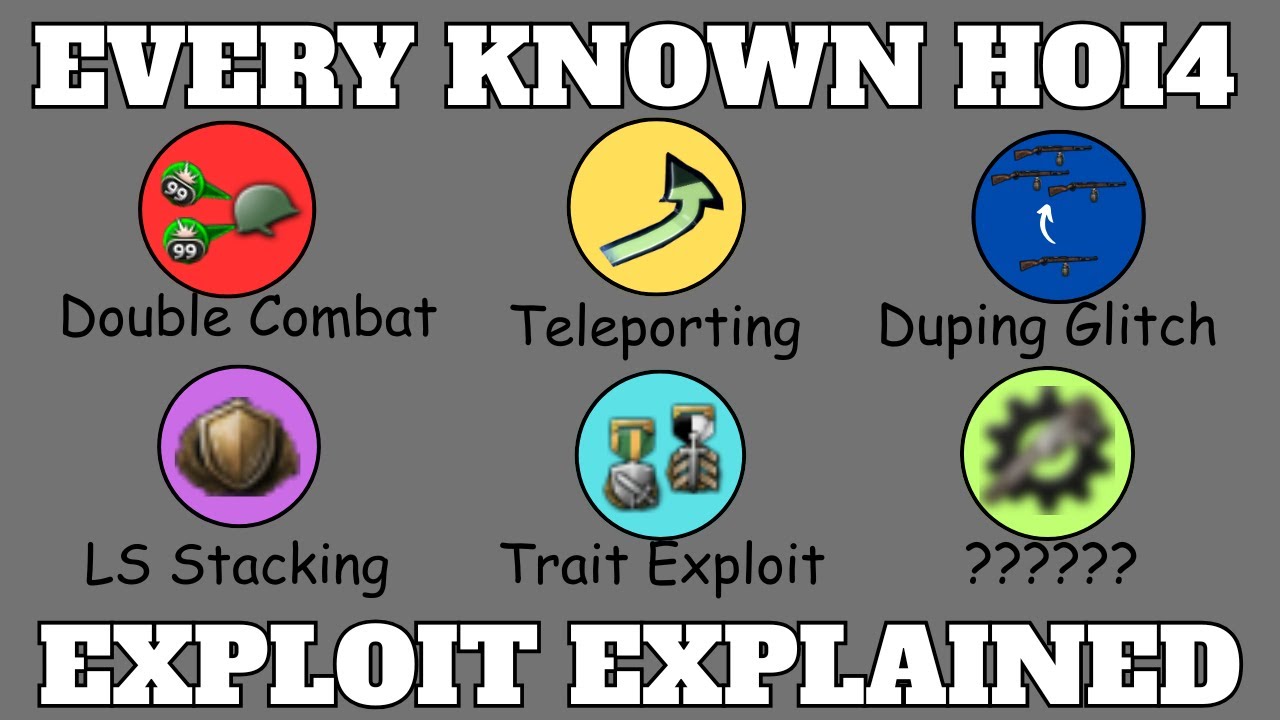 Every HOI4 Exploit explained