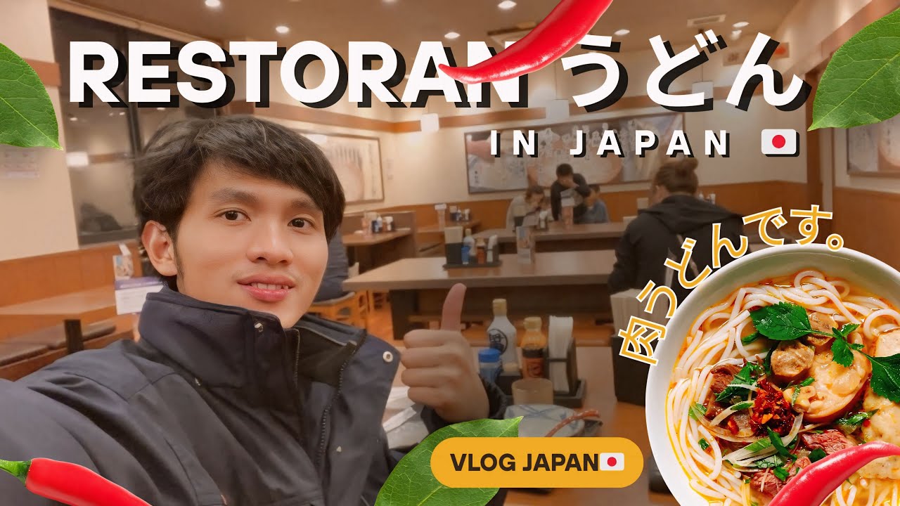 Restoran Udon di Jepang 🇯🇵 || Makan sendirian duluu...