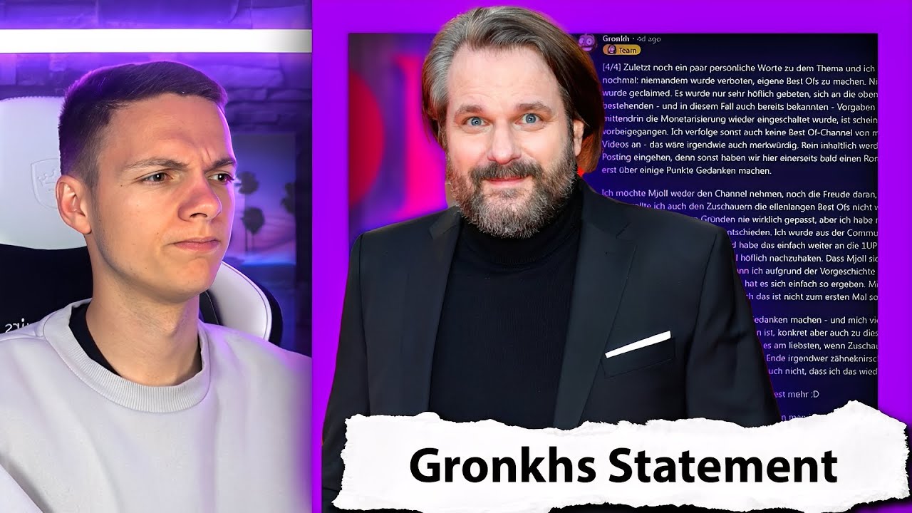 Gronkh bekommt Hate & Kritik wegen Geldgeilheit