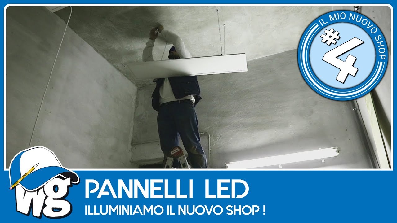 Pannelli led per illuminare il nuovo laboratorio