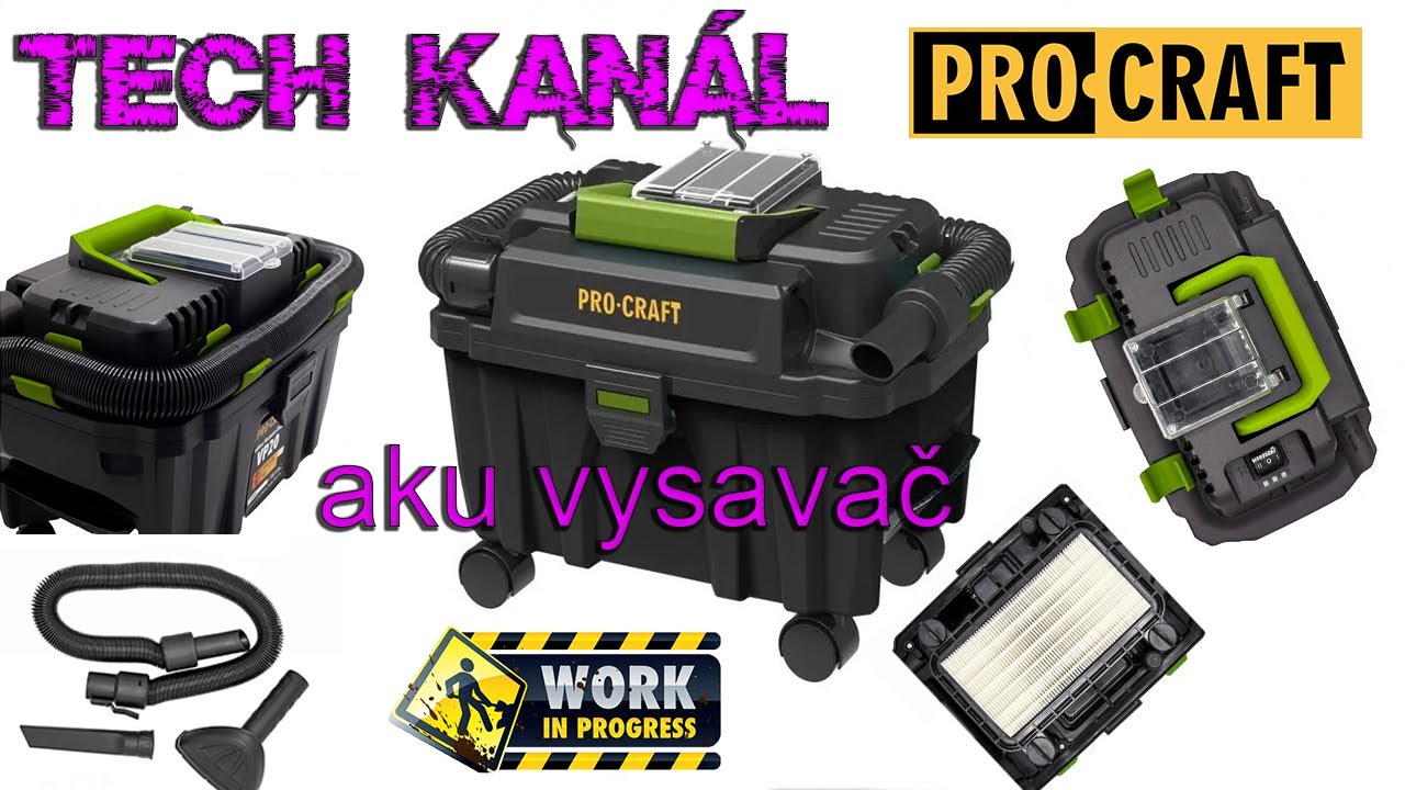 💥ProCraft aku vysavač VP20 🚨 upřímně a do šroubku ➕překvapení