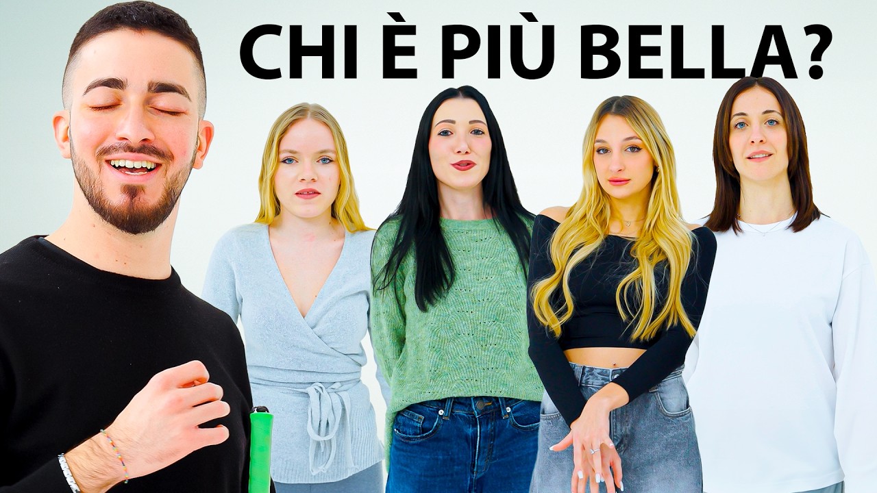 Cieco sceglie chi è più attraente fra 8 ragazze | Ft. Valerio Mazzei