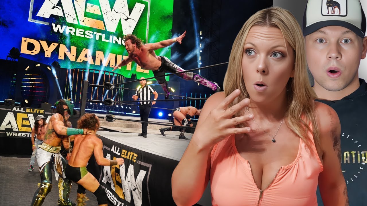 Наш первый просмотр AEW Wrestling &mdash; эти моменты были СУМАСШЕДШИМИ!