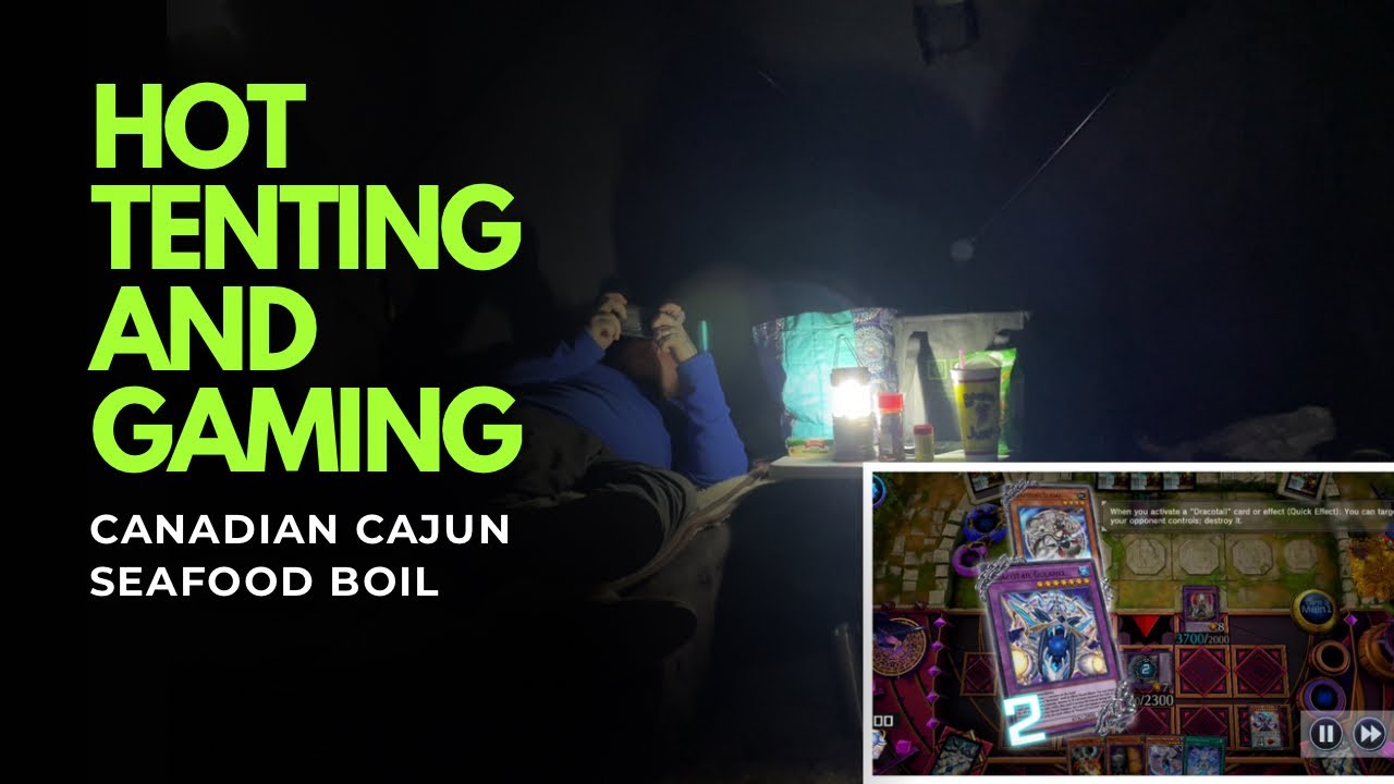 Winter Hot Tent, Gaming and Good Food | With Yu-Gi-Oh!