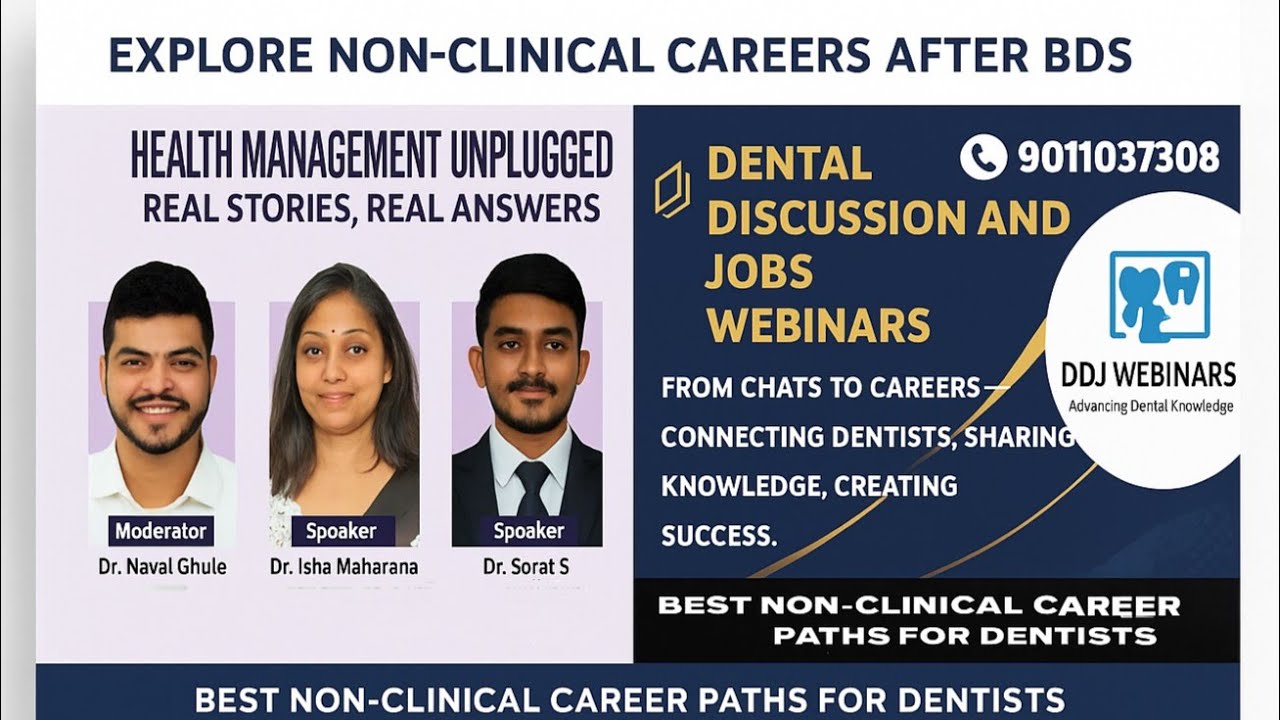 Best Non-Clinical Career Paths For Dentists | Alternative Careers After BDS