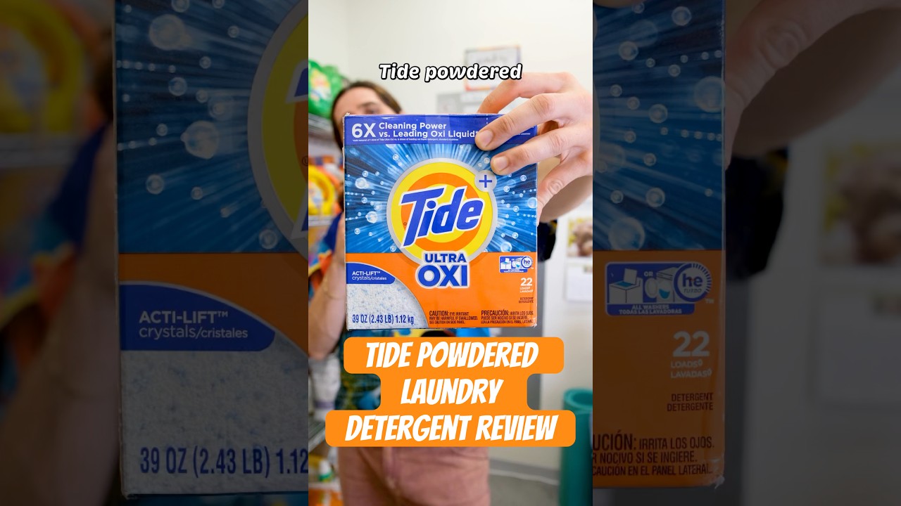 Tide Powdered Laundry Detergent Review