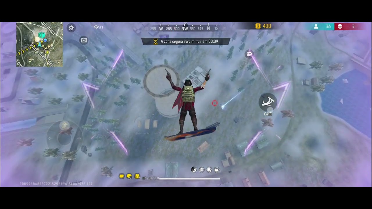 Quase dei um booyah no free fire 