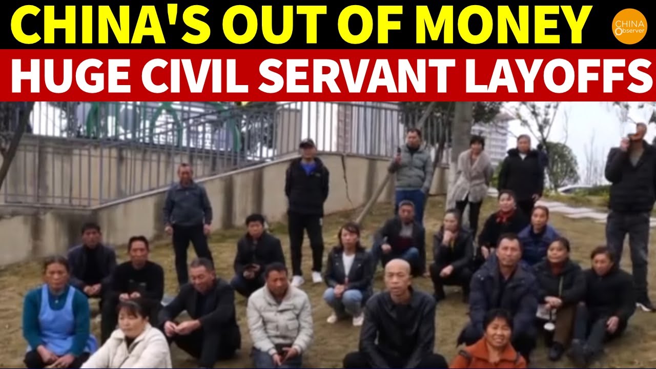 China Starts Huge Civil Servant Layoffs: 100,000 Face Job Loss in This Province