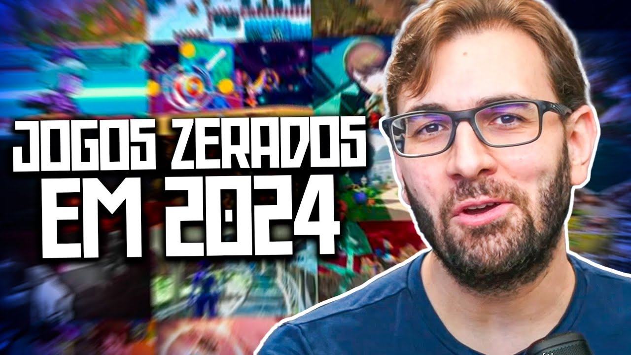 TODOS os Jogos Que ZEREI em 2024!
