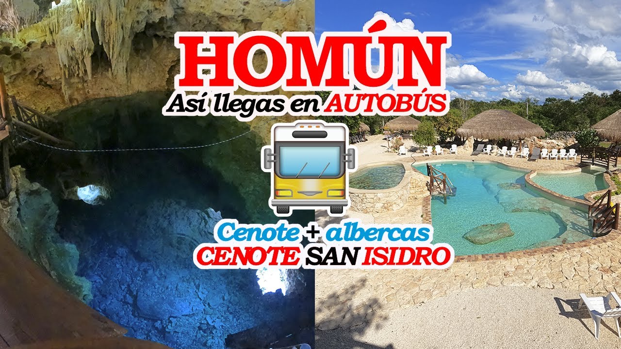¿Como llegar a HOMÚN desde Mérida en autobús🚍  o colectivo ?| Cenote San Isidro.