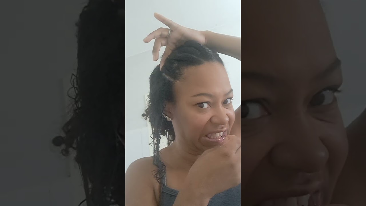 Estratégia de penteado para disfarçar corte químico.