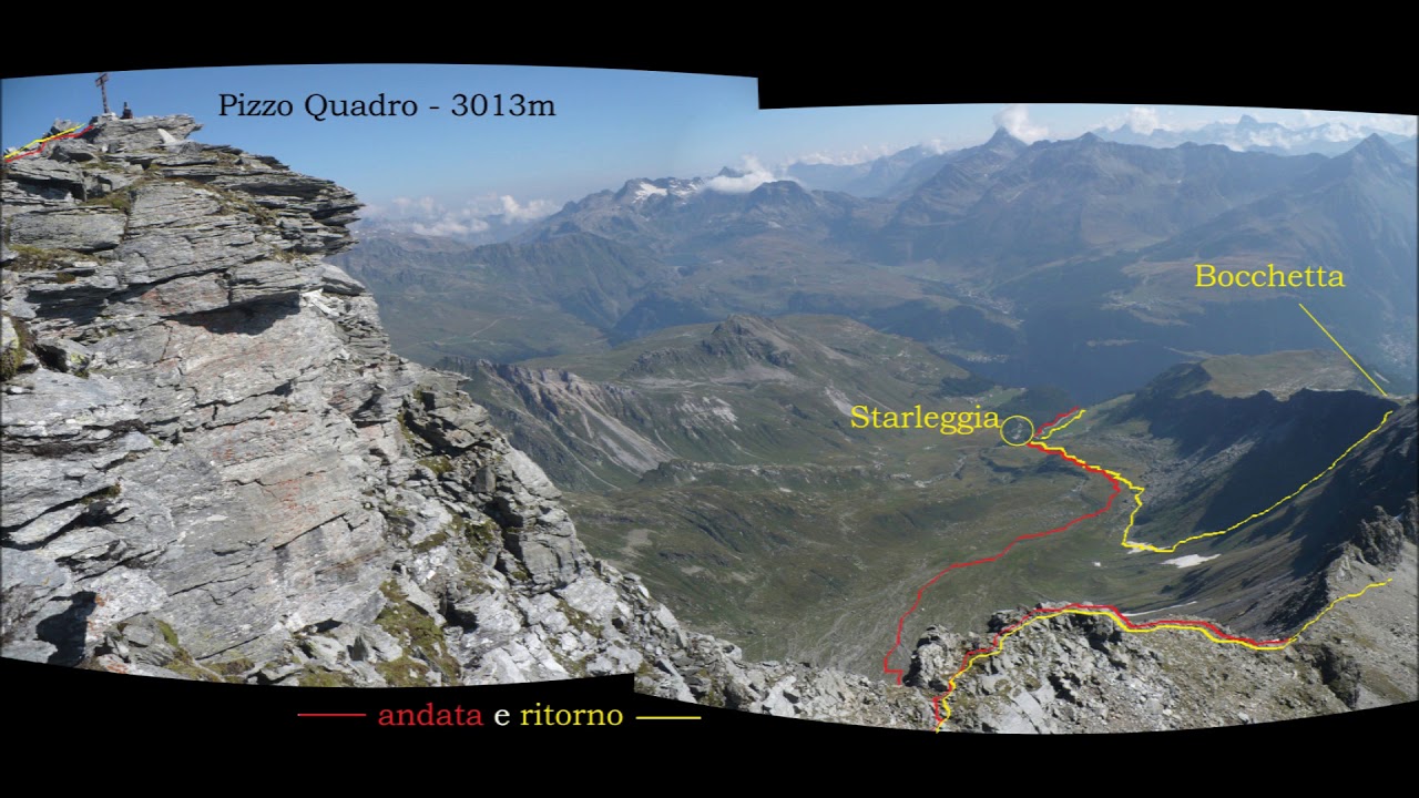 Pizzo Quadro - 3013m  e Bivacco del Servizio