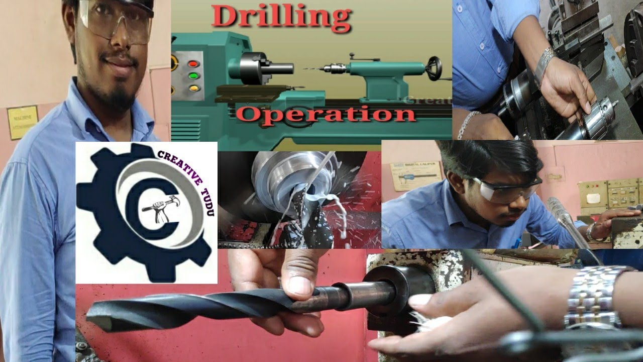 Lathe Operations (3D Animation)|Drilling Operations (3D Animation)|Types of Drill Bits and Their Use