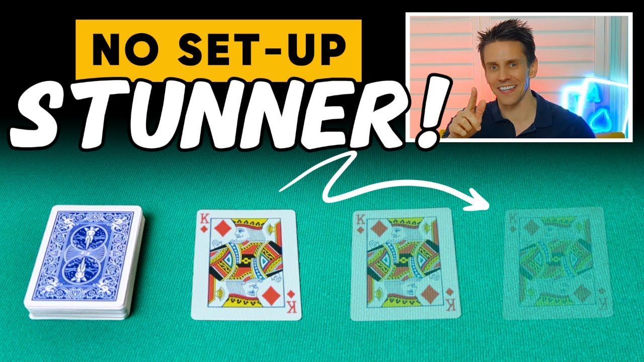 Disappearing Act: Incredible Self-Working Card Trick Tutorial!