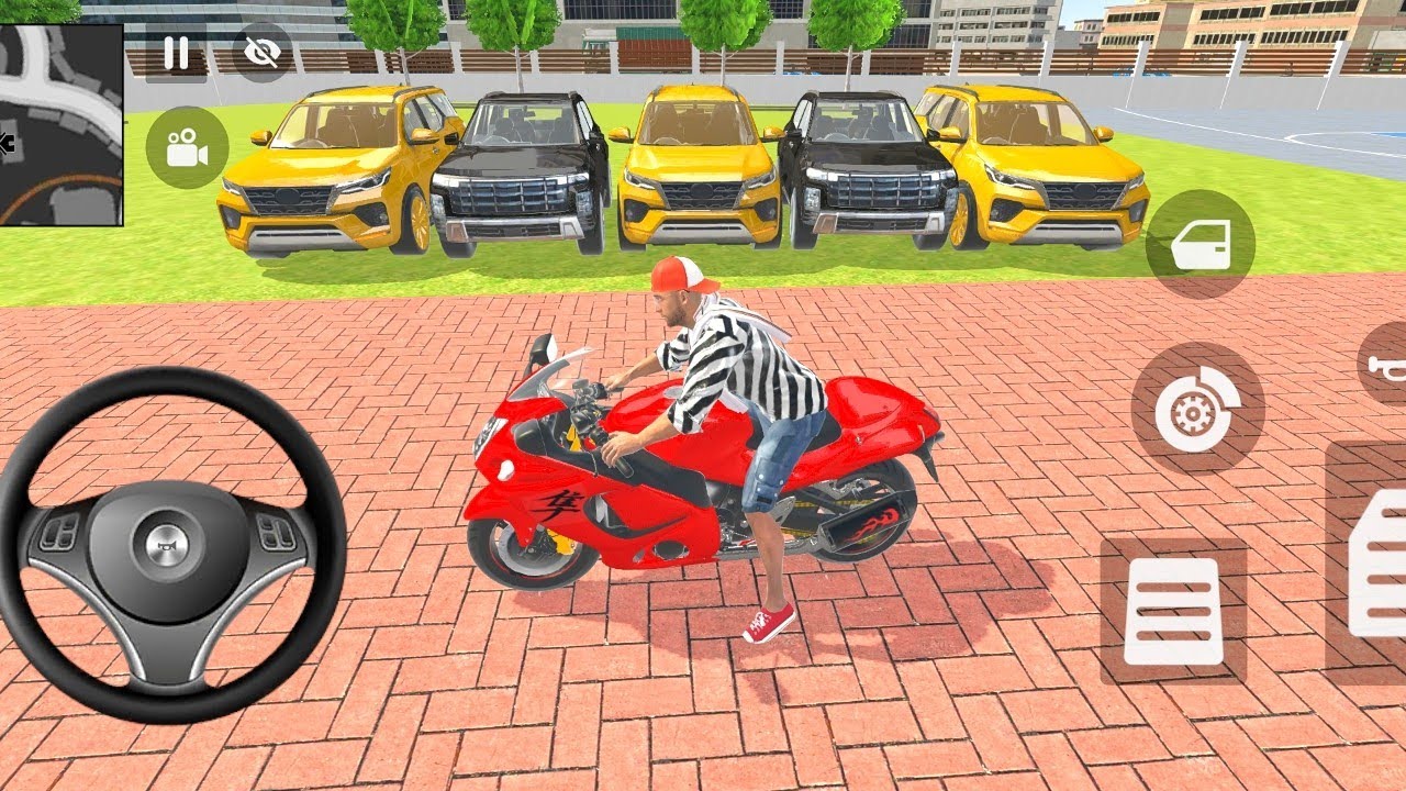 🎮 Franklin order by two Thar & Fortuner golden 🏆 & black ⚫ car in Indian 🇮🇳 bike Theft simulator 🎮