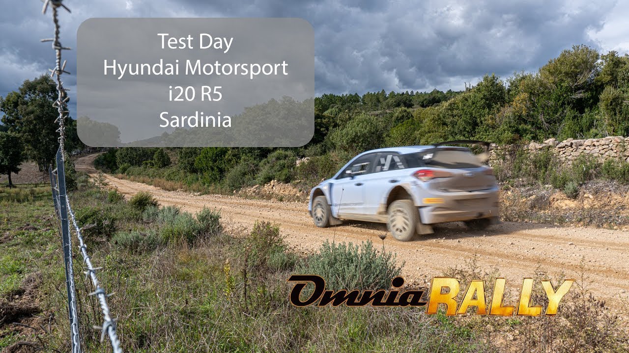 TEST HYUNDAI i20 R5 - Pirelli tyres Sardinia 2019
