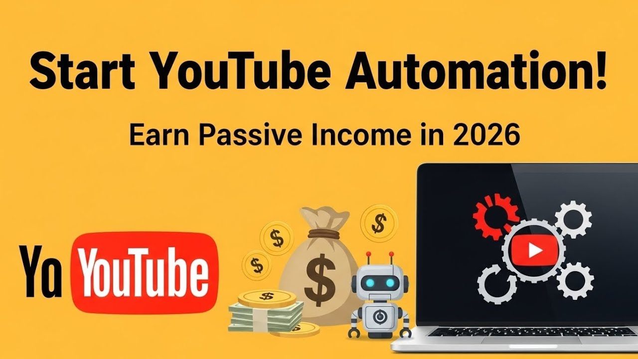 “Start YouTube Automation in 2026 | Earn Passive Income Without Showing Your Face!”