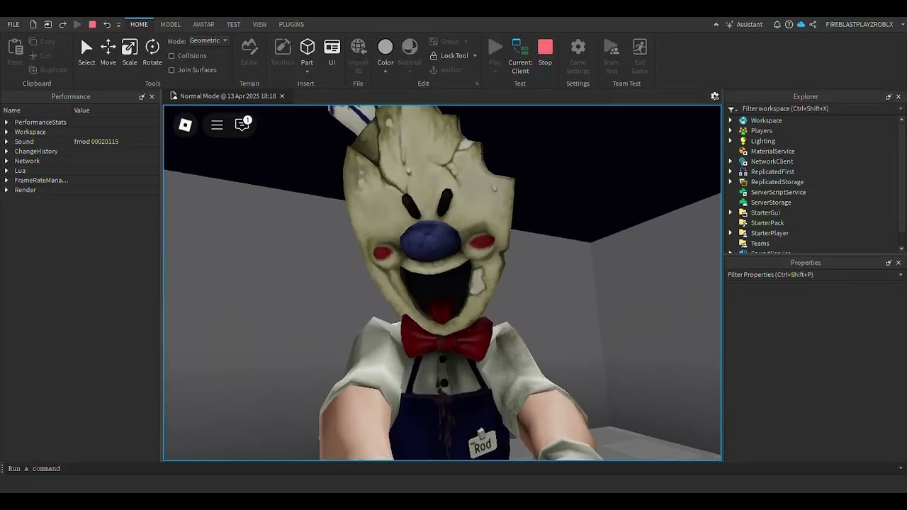 Roblox Ice Scream AI Test #1 (Devlog 1)