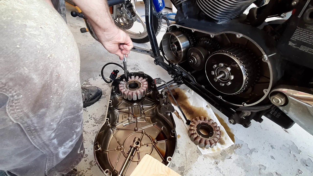 Replacing the #stator on a 2007 Victory Vegas