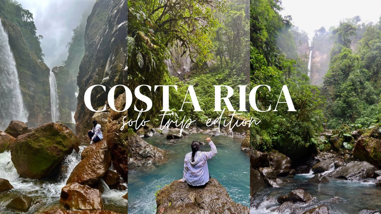 My Solo Trip to La Fortuna Costa Rica 🇨🇷 | hikes , waterfalls, going out