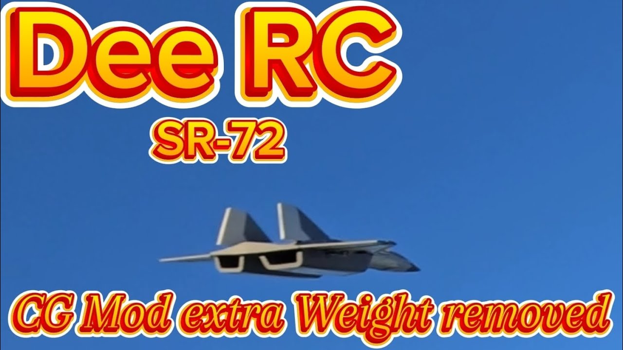 DEERC SR-72 Я переместил аккумулятор вперед и убрал лишний вес.
