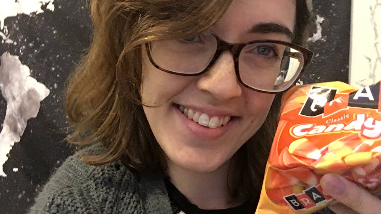 ASMR Eats - Rambling and Eating Candy Corn