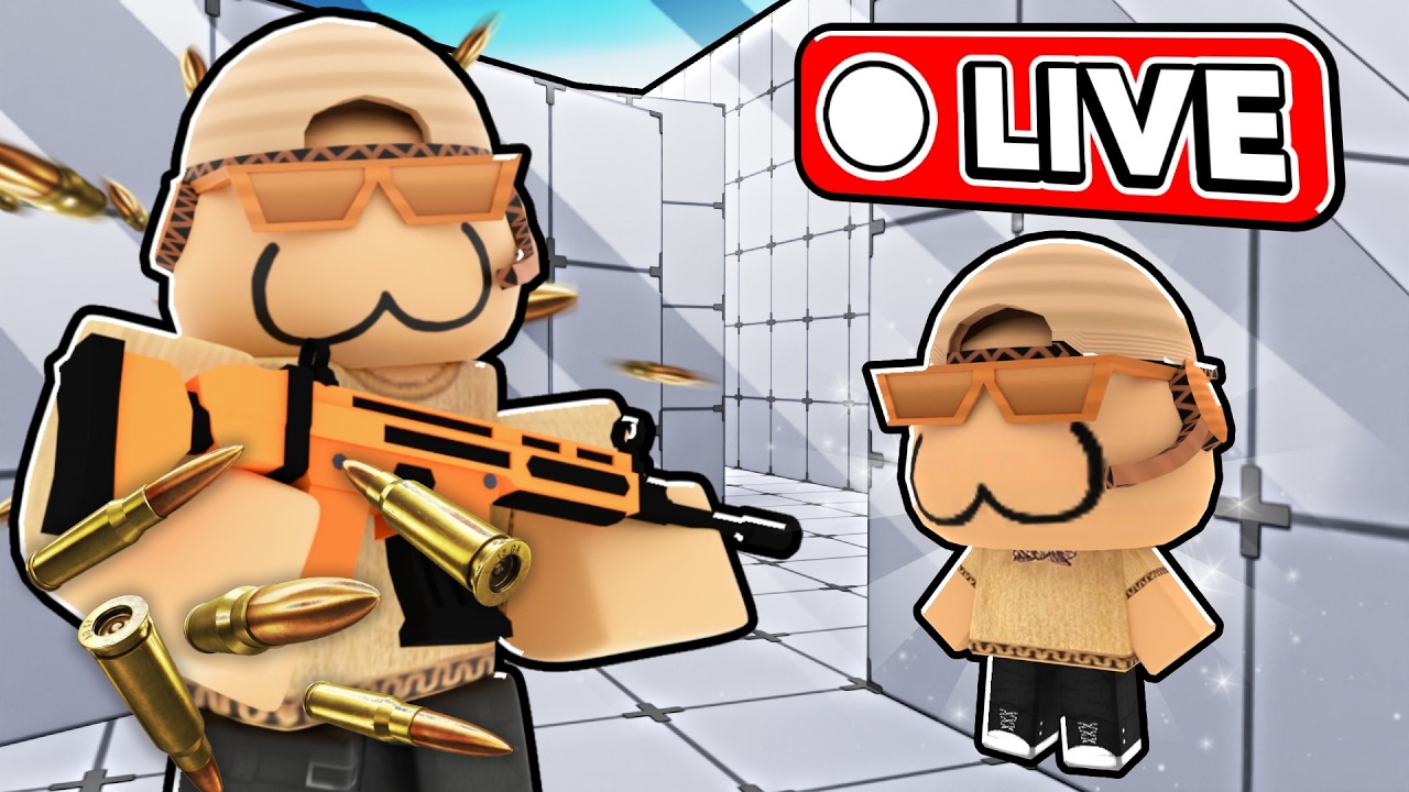 Сразись со мной один на один за мой талисман в Roblox Rivals Live! (Бесплатные скины)