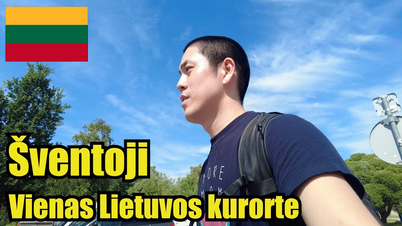 Važiavau vienas mėgautis Lietuvos vasaros kurortu Šventojoje.