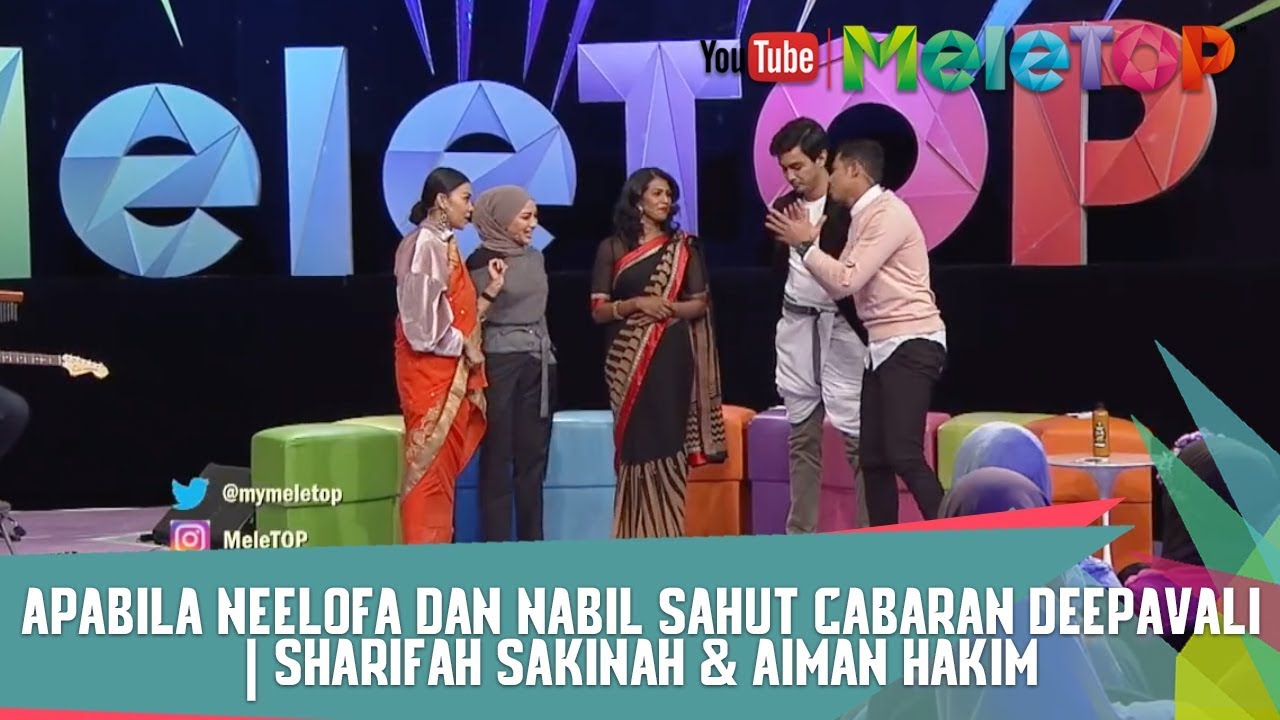 Apabila Neelofa dan Nabil sahut cabaran Deepavali ... | Sharifah Sakinah & Aiman Hakim