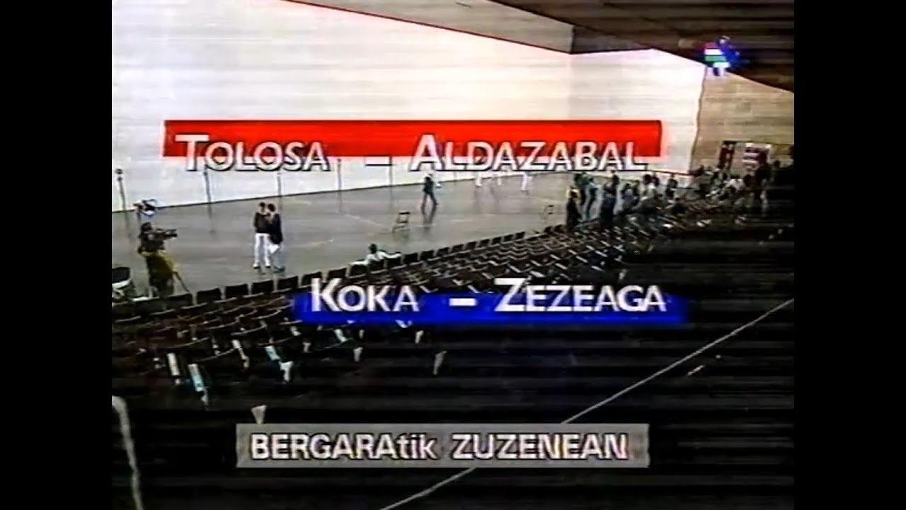 TOLOSA III - ALDAZABAL II vs KOKA - ZEZEAGA (Bergara · 1993) Mano