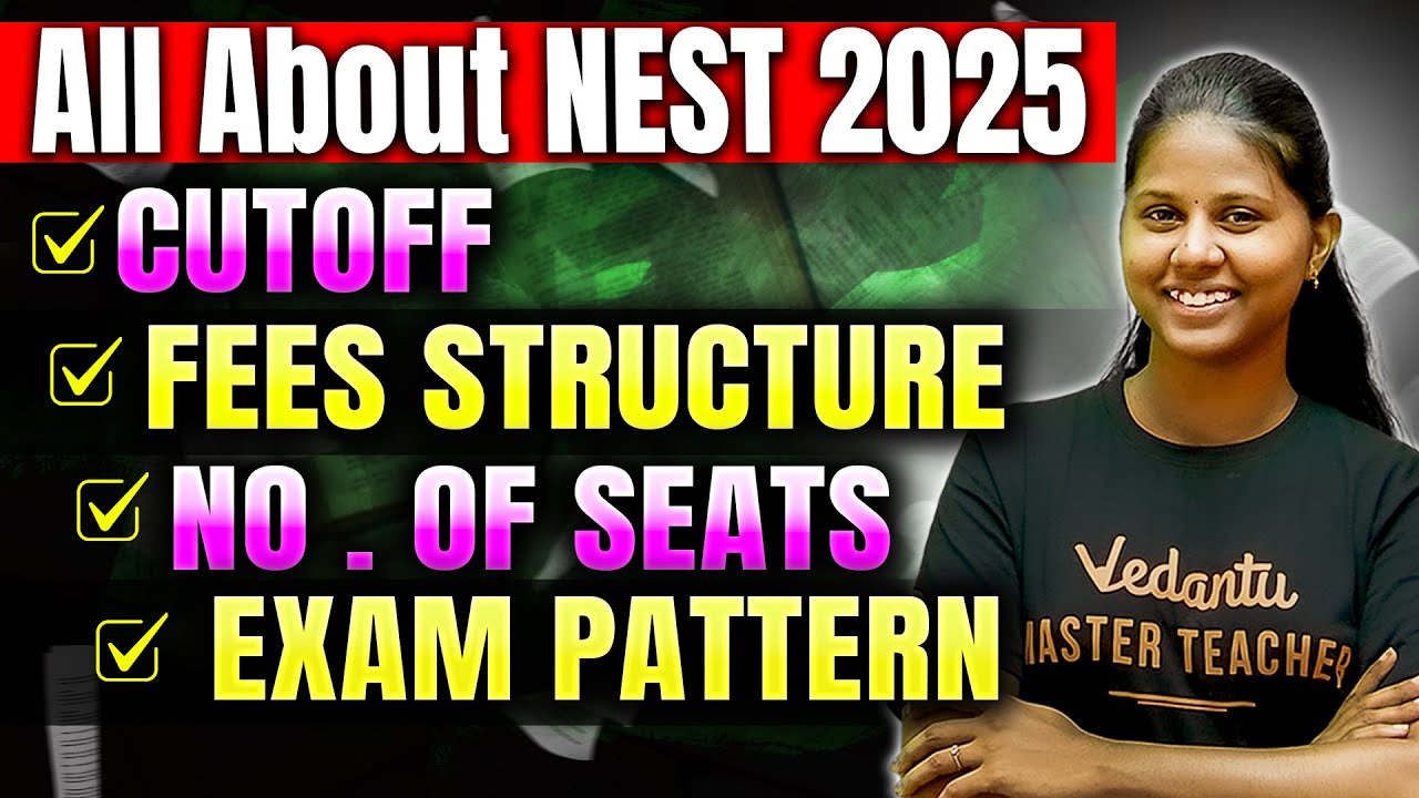 All About NEST 2025 | Cut off, Exam Pattern Etc | Janasruthi Ma'am