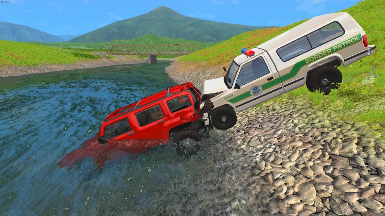Police Chase Takedowns 6  - BeamNG.Drive Crashes