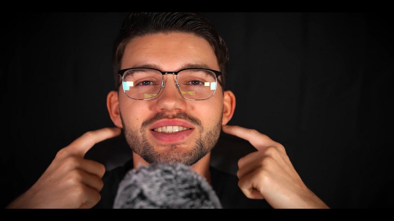 ASMR Beard Scratching, Face Tracing, Hand Movements | 4K