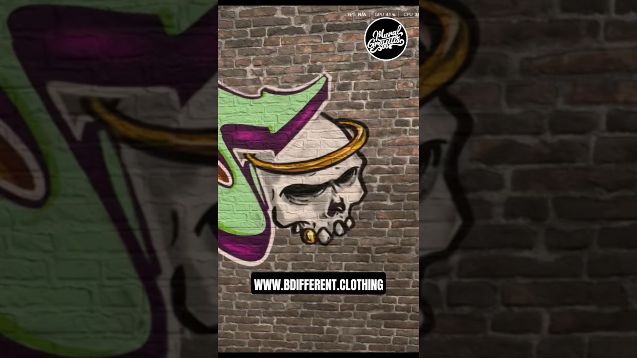 SICK GRAFFITI PIECE WITH VR SET 👀 #graffiti #graffitiart #shorts