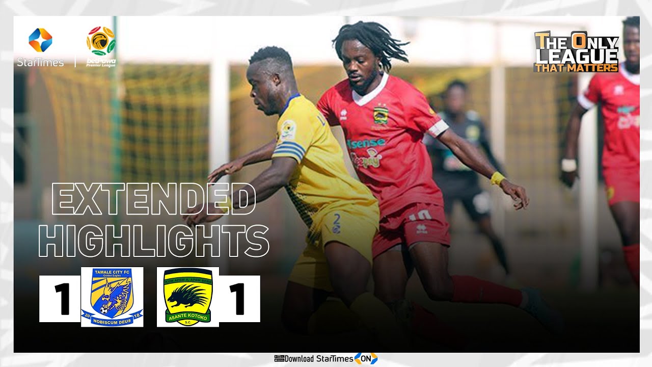 TAMALE CITY VS KUMASI ASANTE KOTOKO MATCH HIGHLIGHTS