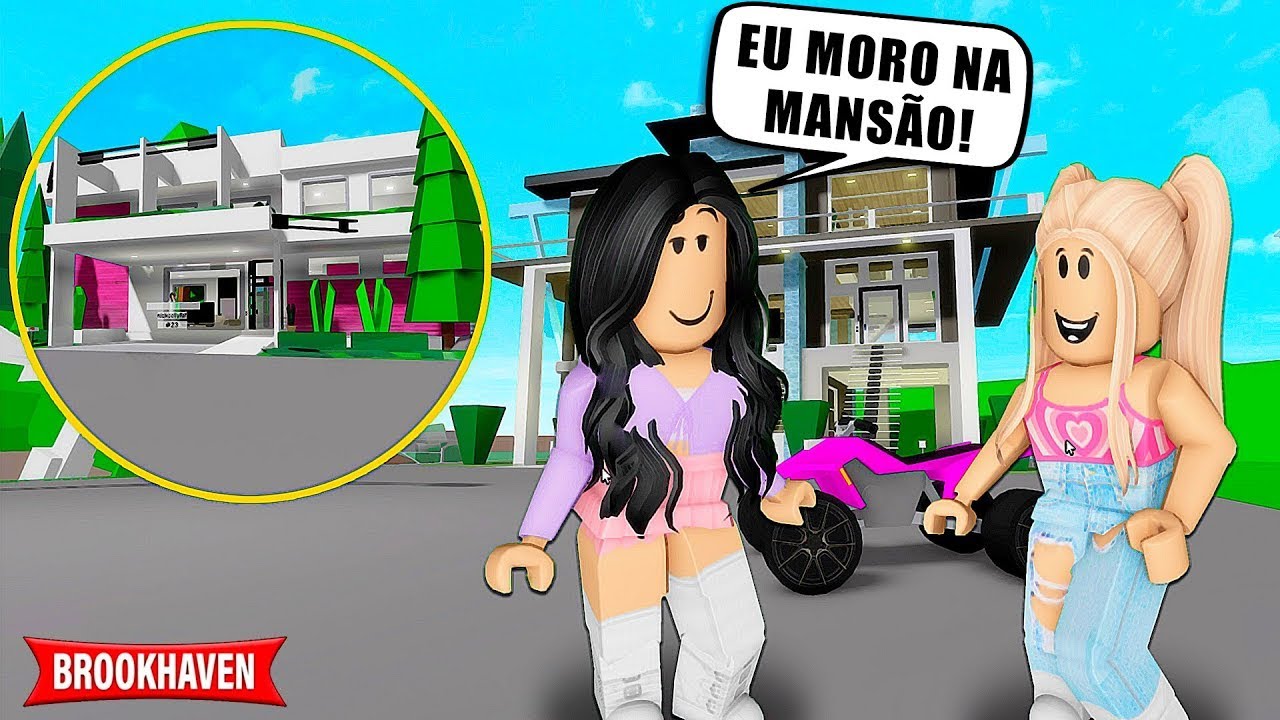 A MENINA MENTIA QUE MORAVA NA MANSÃO DO BROOKHAVEN! | Historinhas Brookhaven RP | Roblox