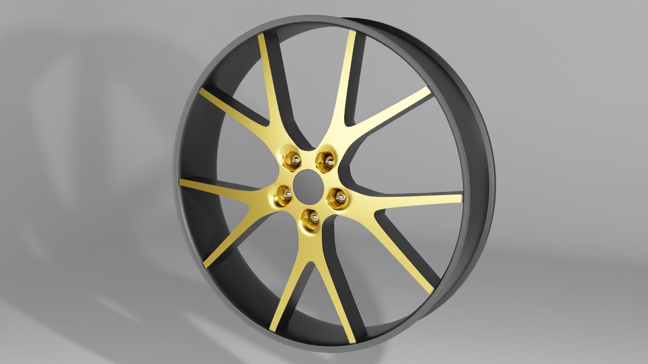 Modelling car rims in blender( Blender 2.9)