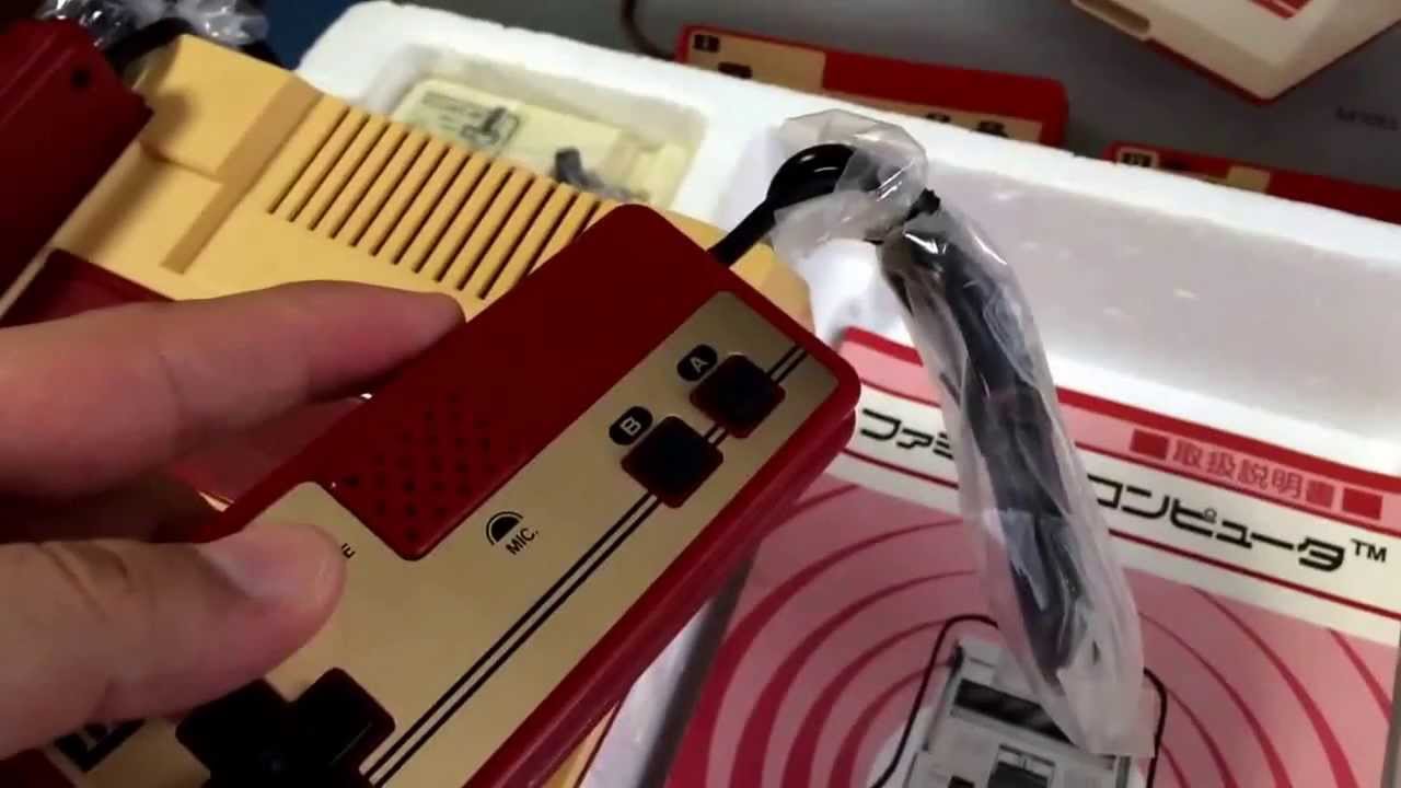 Square button Famicom Comparison - Japanese Retro Game Center