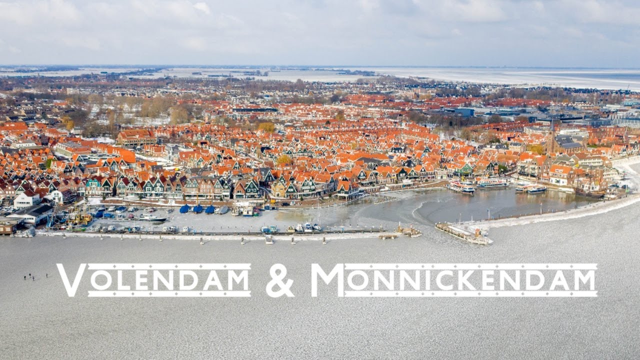 VOLENDAM & MONNICKENDAM WINTER | CINEMATIC DRONE 4K