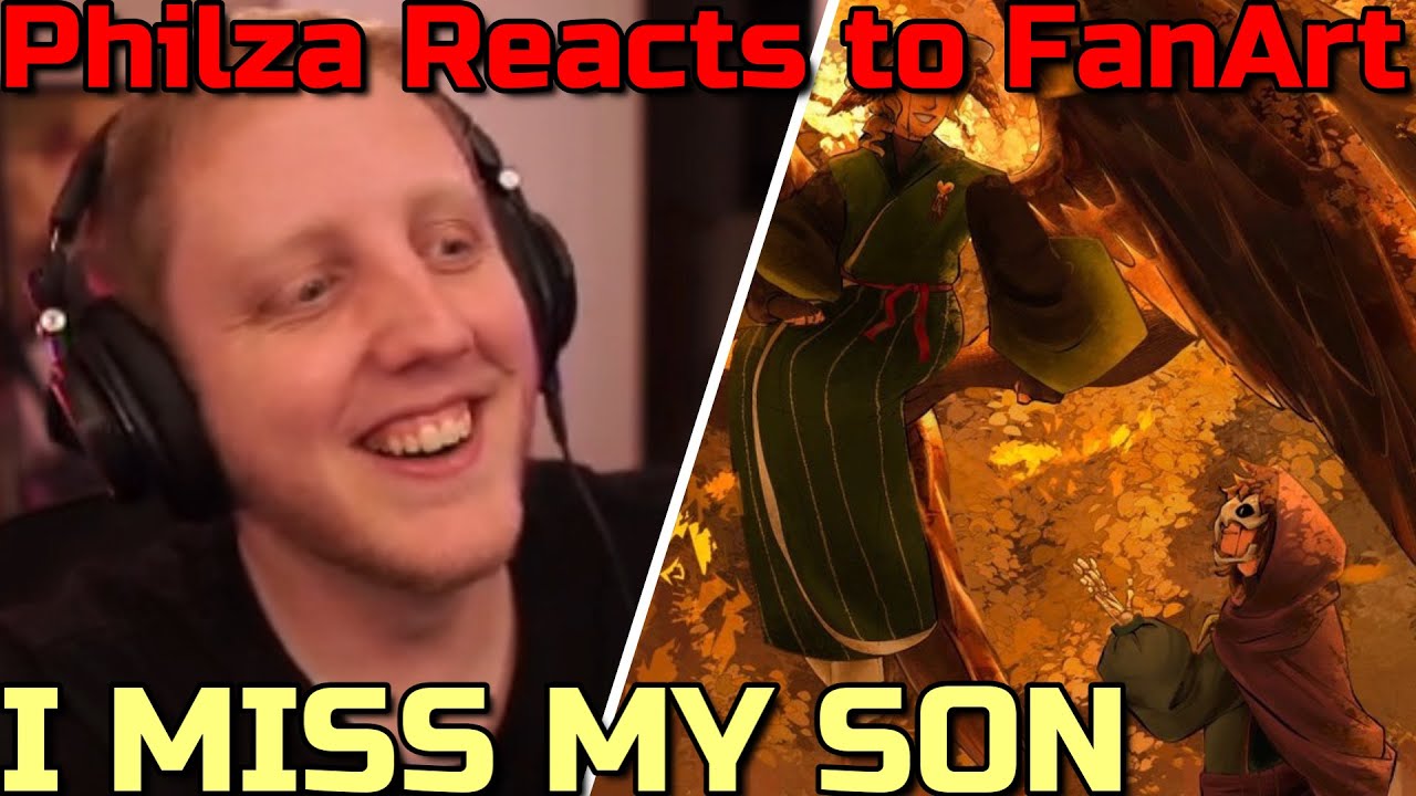 Philza & Fit reacts to Fan Art on QSMP Minecraft