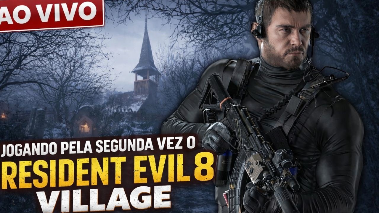 ⚠️AO VIVO⚠️ FALTAM 6 DIAS PARA O RESIDENT EVIL 9 REQUIEM🔥 | RESIDENT EVIL 8 VILLAGE
