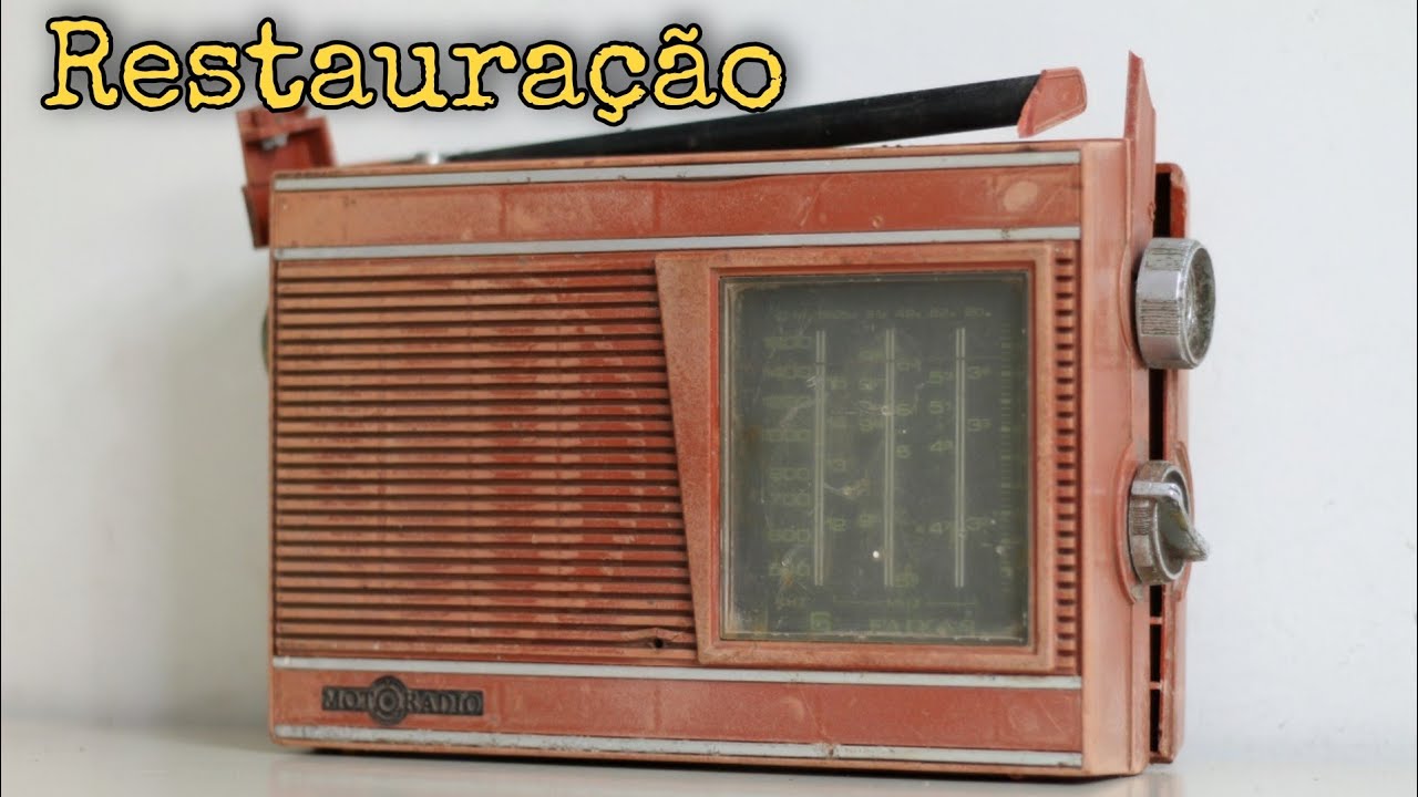 Restauração de um Motoradio Todo Quebrado