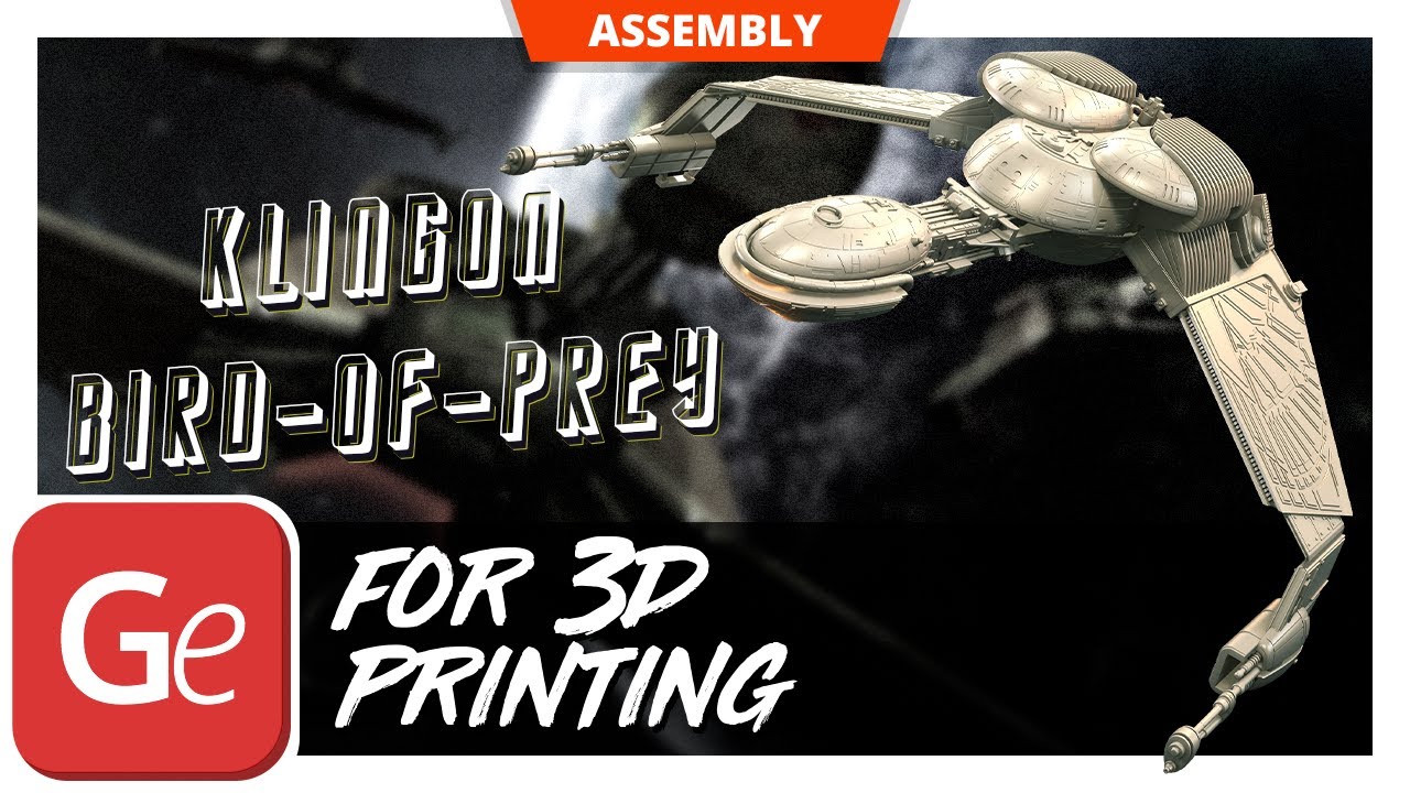 Klingon Bird-of-Prey 3D Printing Model  | Assembly by Gambody